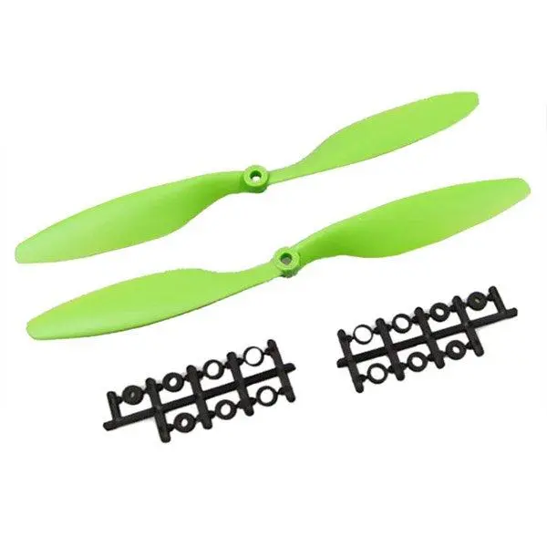 Helices 10x4.5 CW-CCW. Verde